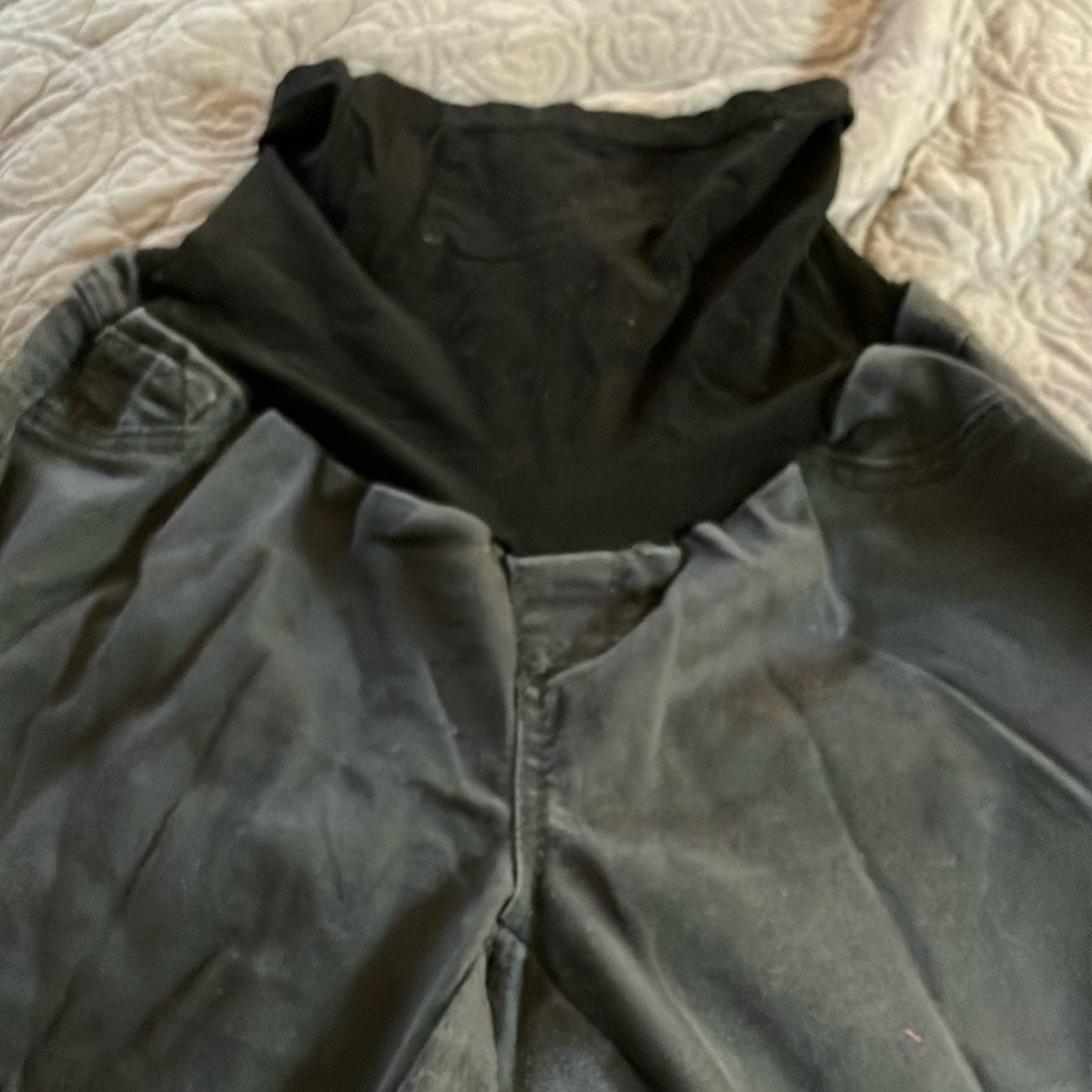 Dark grey maternity pants